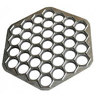 Пельменница форма алюминевая 37 отверстий