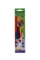 Цветные карандаши Double, 6 шт. (12 цв), KIDS LINE по 2 упак. /48/96/
