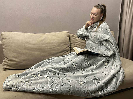 Плед з рукавами і кишенею ТМ "ТЕТ-Текстиль" 160х210см., фото 1