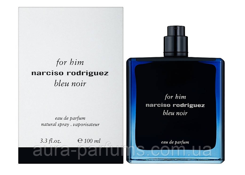 Чоловічі парфуми Narciso Rodriguez For Him Bleu Noir Tester (Нарцисо Родрігес Блю Нуар) Парфумована вода 100 ml/мл Тестер