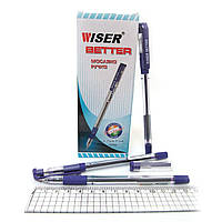 Ручка масл. Wiser "Better" 0,7мм с грипом фиолет 12 шт. в уп. //