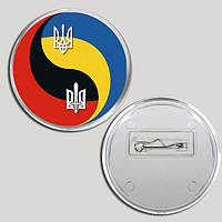 Значок акриловый Герб Украины патриотический