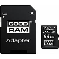 Карта памяти GOODRAM 64GB microSDXC Class 10 (M1AA-0640R12)