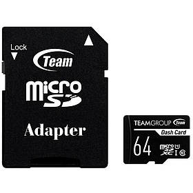 Картка пам'яті Team 64 GB microSDXC class 10 UHS-I (TDUSDX64GUHS03)