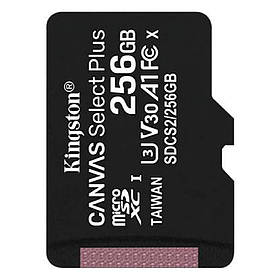 Картка пам'яті Kingston 256 GB microSDXC class 10 UHS-I Canvas Select Plus (SDCS2/256GBSP)