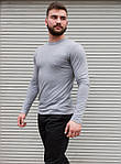 Чоловічий светр сірий і чорний Код RA1347, фото 6