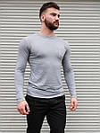 Чоловічий светр сірий і чорний Код RA1347, фото 7