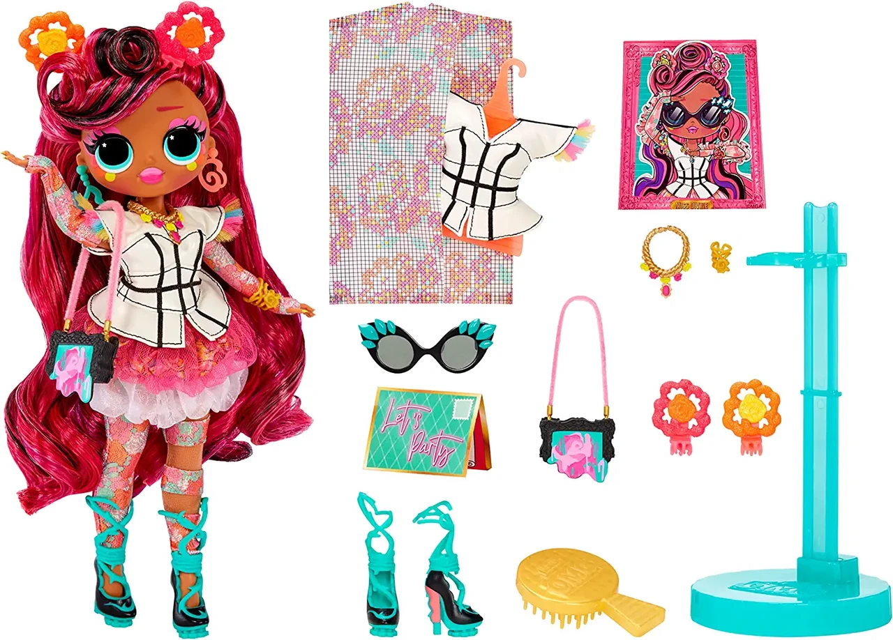 Лялька ЛОЛ ОМГ Міс Дівайн LOL Surpise OMG Queens Miss Divine Fashion Doll Неперевершена Міс