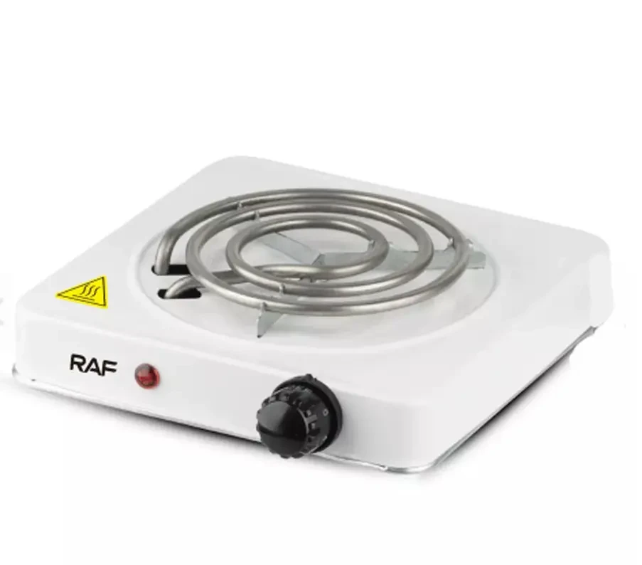 Електрична плита RAF R.8010B, 1 конфорка, спіральна, 1000w, фото 1