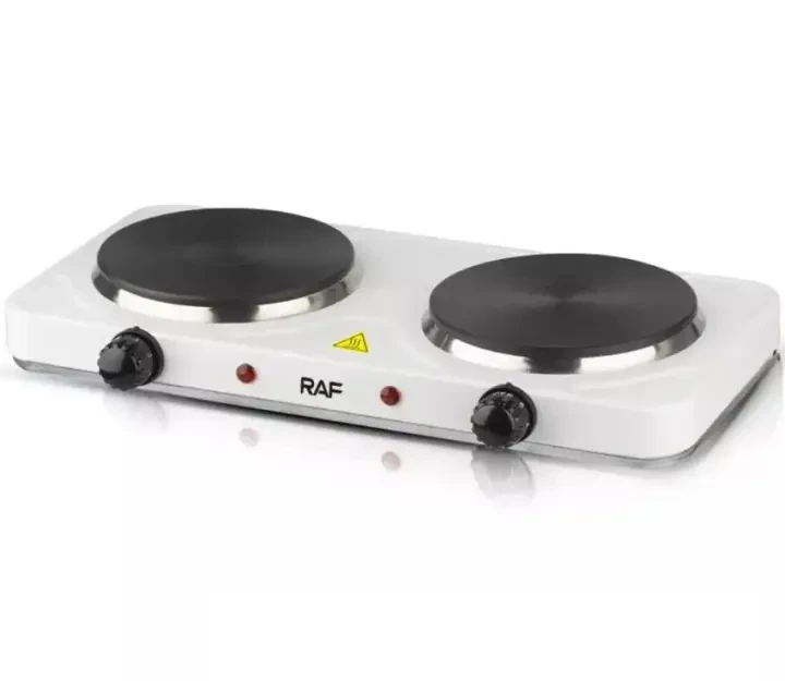 Електроплита двоконфоркова дискова RAF 8020A <unk> плита настільна дискова 2 конфорки, фото 1