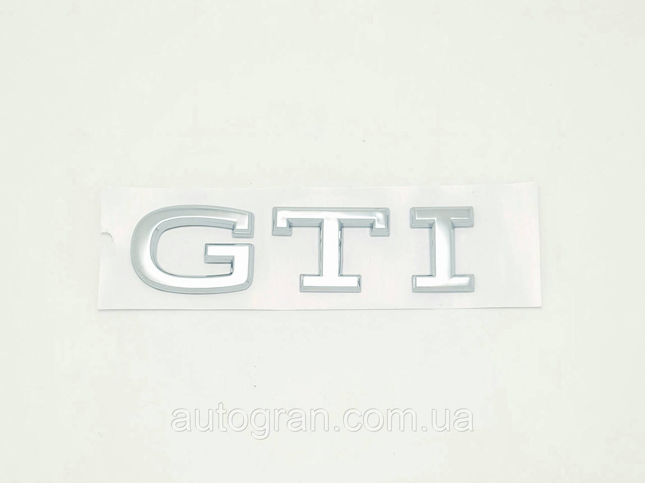 Емблема кузова VW GTI тип3 хром, фото 1