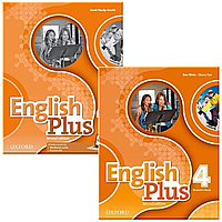 English Plus 1,2,3,4,0 student book & workbook 2nd edition книга + тетрадь учебник английского