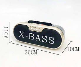 Портативна Bluetooth-колонка GOLON RX-BT190S бездротова колонка з радіоприймачем фм бумбокс, фото 5