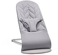 Шезлонг BabyBjorn Bliss Cotton Petal Quilt Light grey