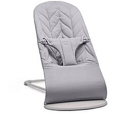 Шезлонг BabyBjorn Bliss Cotton Petal Quilt Light Grey