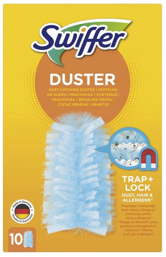 Змінні насадки пилові віники піпідастр Swiffer Duster 10 штук Німеччина Оригінал