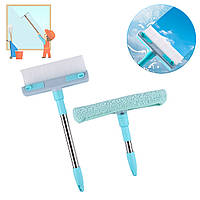 Швабра для мытья окон Multipurpose Squeegee Бирюзовая щетка-скребок для окон, инструменты для мытья окон (ST)