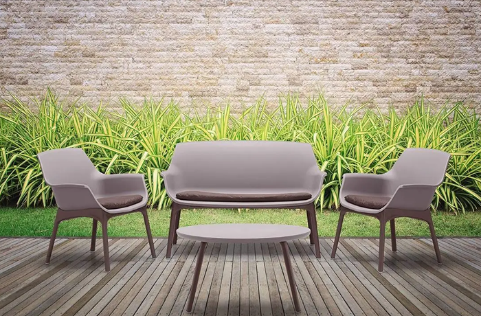 Набор садовой пластиковой мебели Luxor BICA Коричневый, цена 16000 грн ...