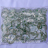 Намистини акріл з візерунком Коло  50 гр, фото 2