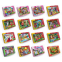 Пазли 54 ел. малі, картонні (160) С54-...-... "Danko Toys"