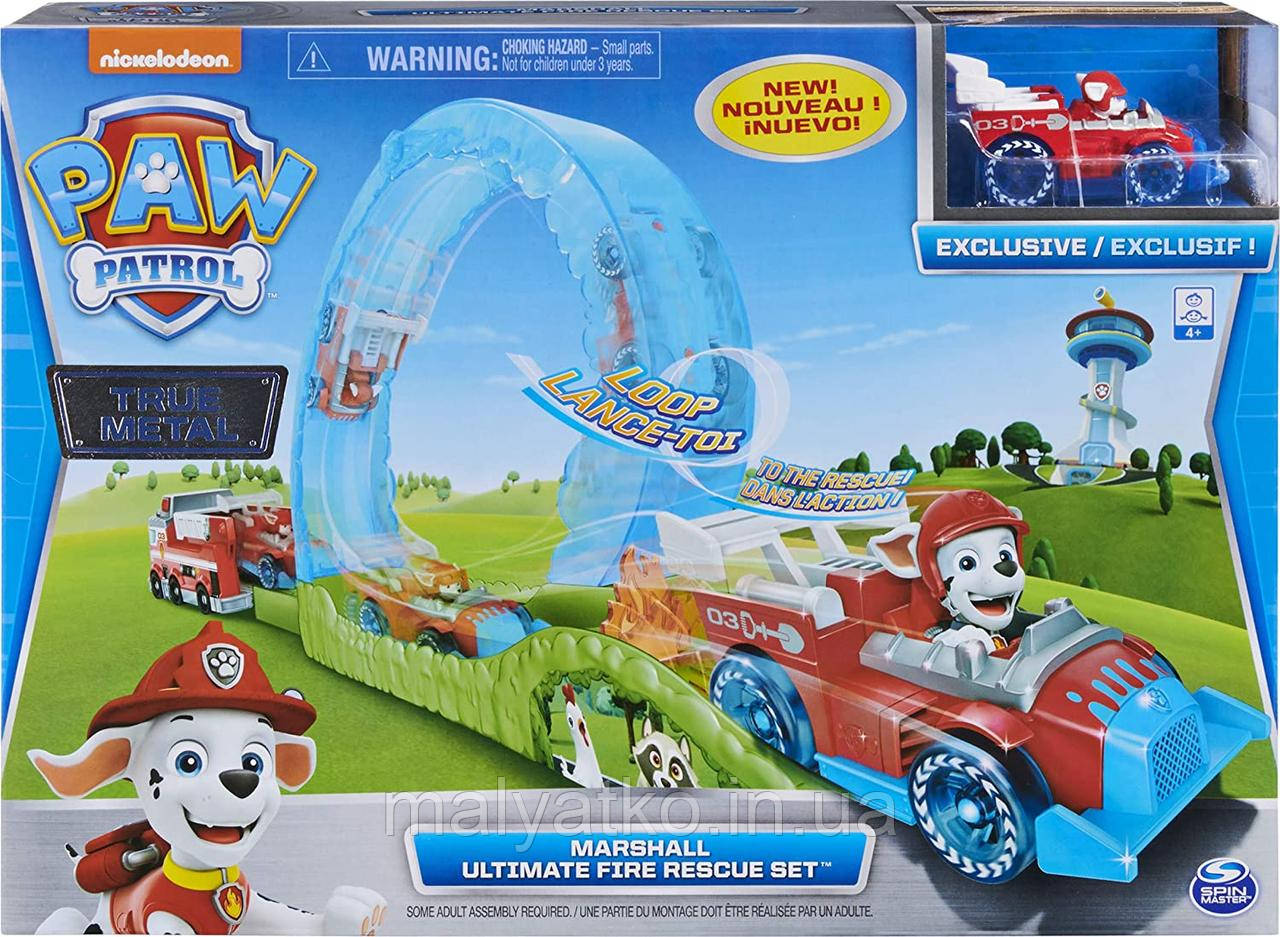 Щенячий патруль Маршал Paw Patrol True Metal Ultimate Fire Rescue Track Set
