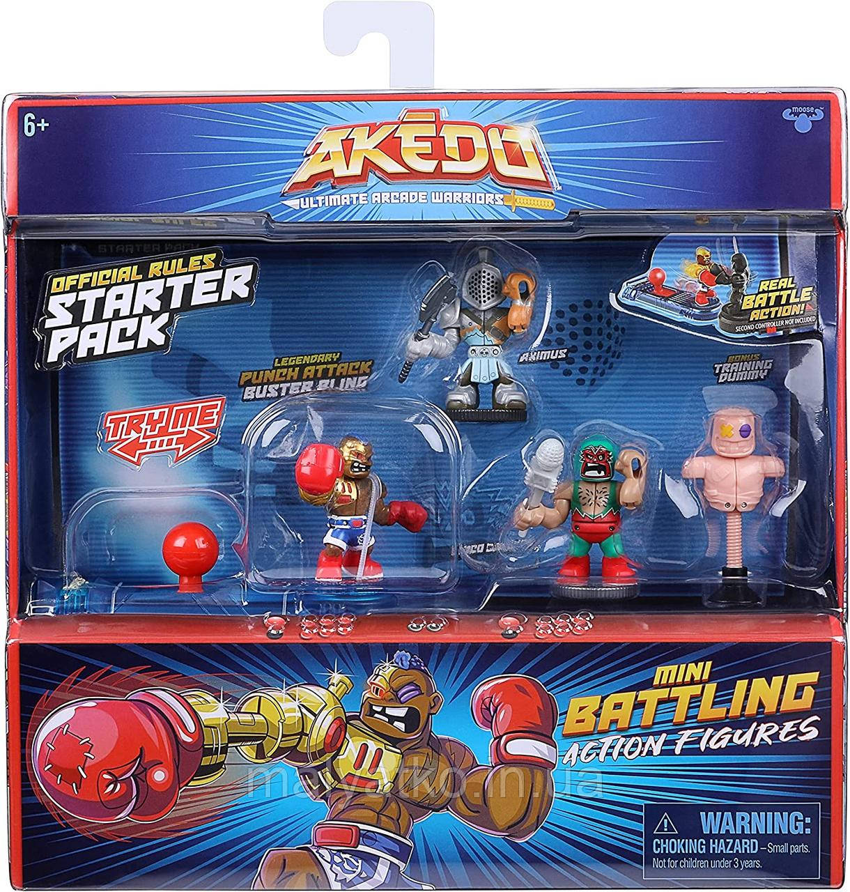 Ігровий стартовий набір бійця Акедо Легендарний панч атака Akedo Ultimate Arcade Legendary Punch Attack