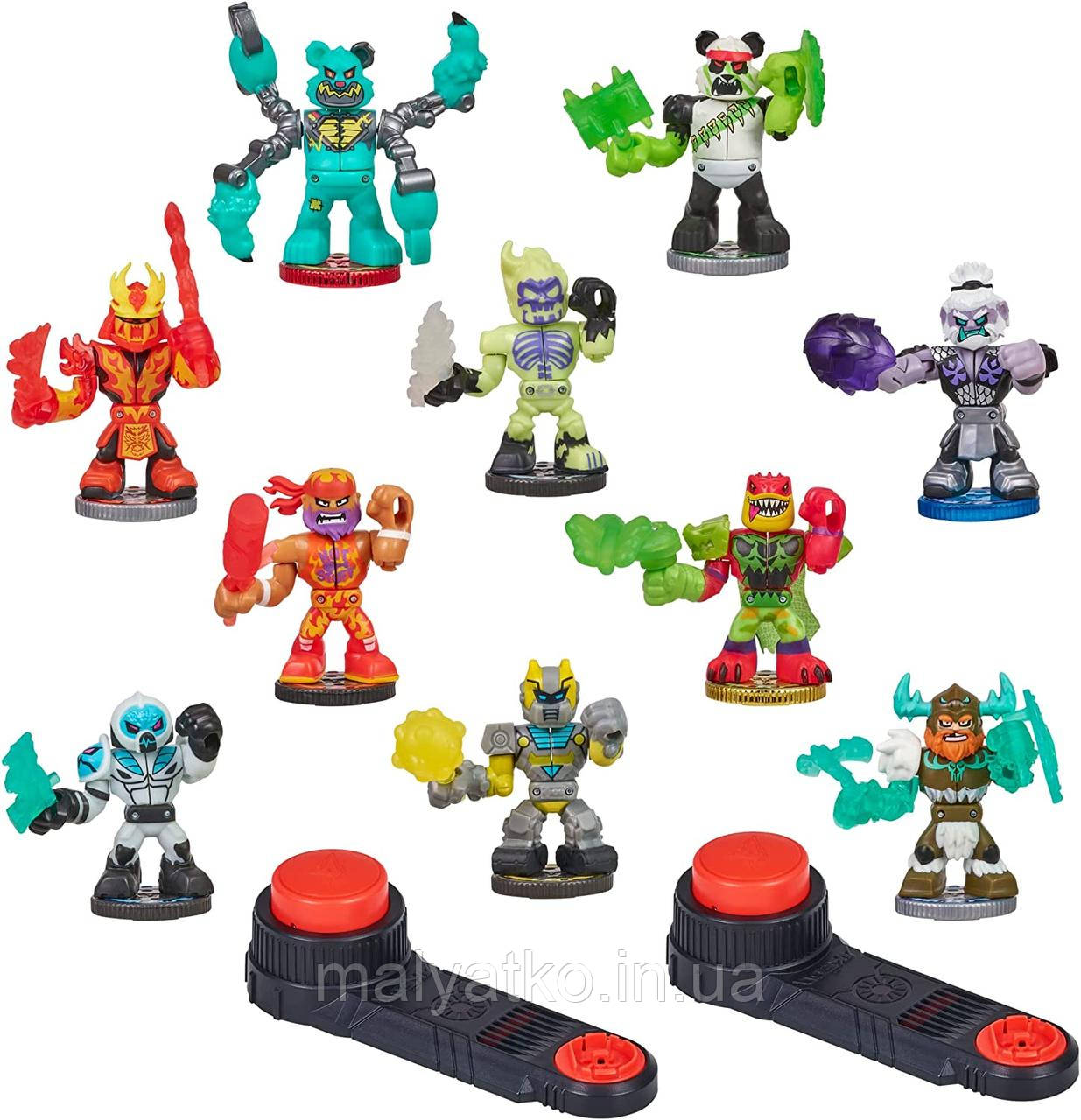 Колекційний набір фігурок бійця Акедо 10 Воїнів 2 установки Akedo Ultimate Arcade Warriors Starter Collector