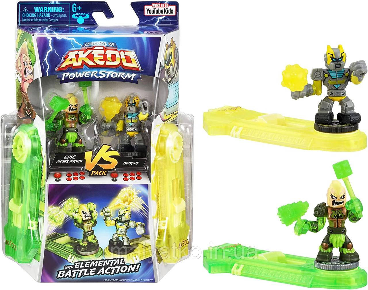 Ігровий набір бійця Акедо Воїни поєдинок Akedo Powerstorm Ultimate Arcade Warriors Angry Astrid Boot-Up
