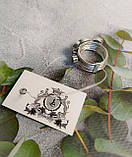 Кільце спінер (антистрес ) хризопраз в сріблі. Розмір 19,8. Індія., фото 3