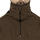 Термобілизна тактична на флісі Mil-Tec od Thermoflece undermoflece  with zipper-Мил тек-11220001- Олива, фото 8