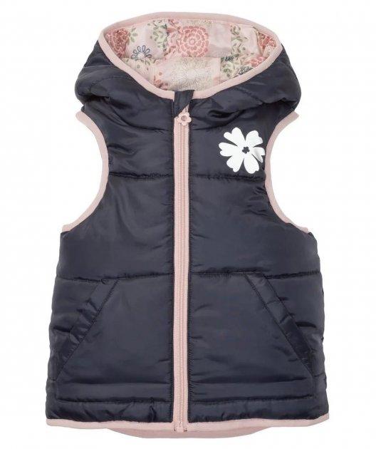 Жилет для дівчинки синій Lupilu Німеччина 86см, фото 1