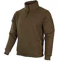 Кофта тактическая Mil-Tec Tactical Sweatshirt Толстовка Tactical Coyote 11472519