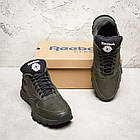 Чоловічі зимові шкіряні черевики Rbk Green, фото 7