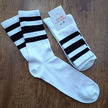 Чоловічі стрейчеві шкарпетки,висока резинка"Lomani" 40-44 / 12 пар