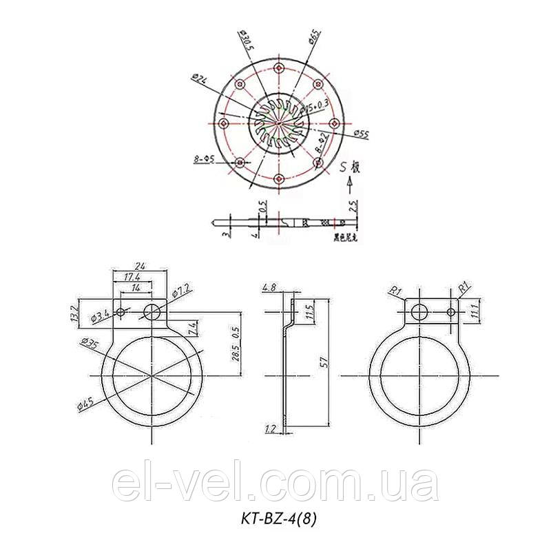 PAS датчик BZ-4 (8) - система ассистирования (герметичный разъем) - фото 2 - id-p657002506