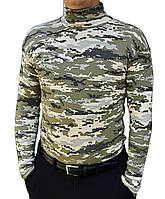 Термо водолазка зима осінь чоловіча камуфляжна піксель термоефект ,гольф чоловічого тактичного забарвлення M-4XL
