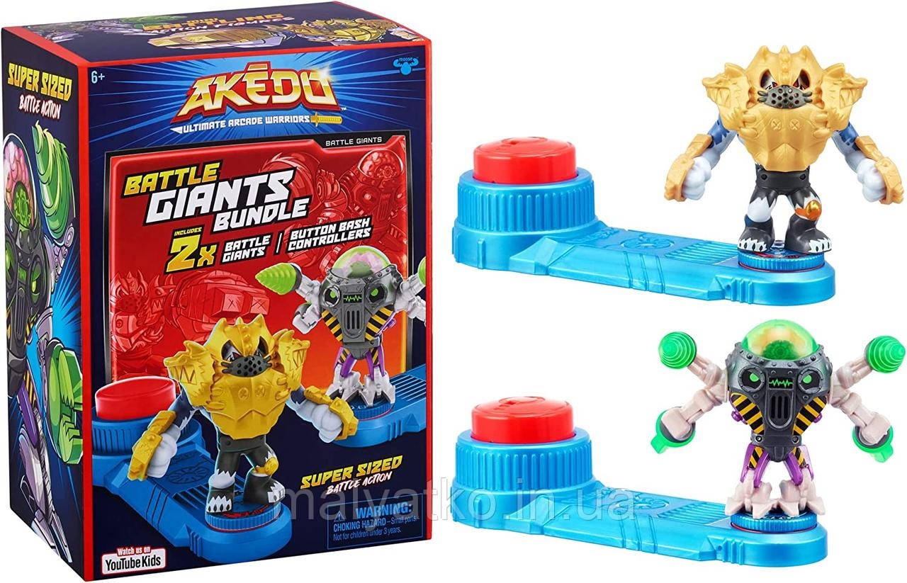 Ігровий набір бійця Гіганта Акедо Дрілборг проти Альфавовка Akedo Ultimate Warriors Giants Drillborg Alphawolf