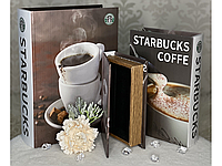 Книга-скринька, набір з 3 шт Starbucks