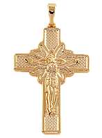 Кулон Xuping M&L Цвет 18К "Декоративный Крест с Распятием" для цепочки до 5мм