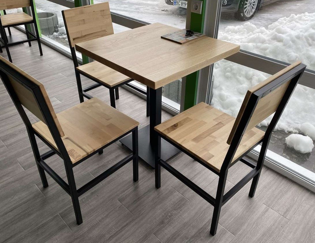 Стол для кафе "Серия 1" в интерьере Стол для кафе "Серия 1" в интерьере