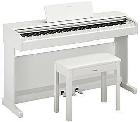 Клавінова(цифрове піаніно) YAMAHA ARIUS YDP-145 (White) (стійка, банкетка, мережевий адаптер)
