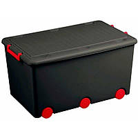 Ящик для игрушек Tega Chomik IK-008 Graphite/Red