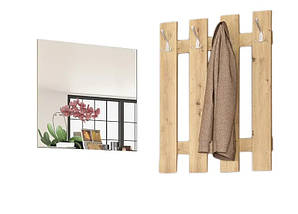 Настінний вішак+зеркало "Торіно" (розпродаж) від Мебель Сервіс