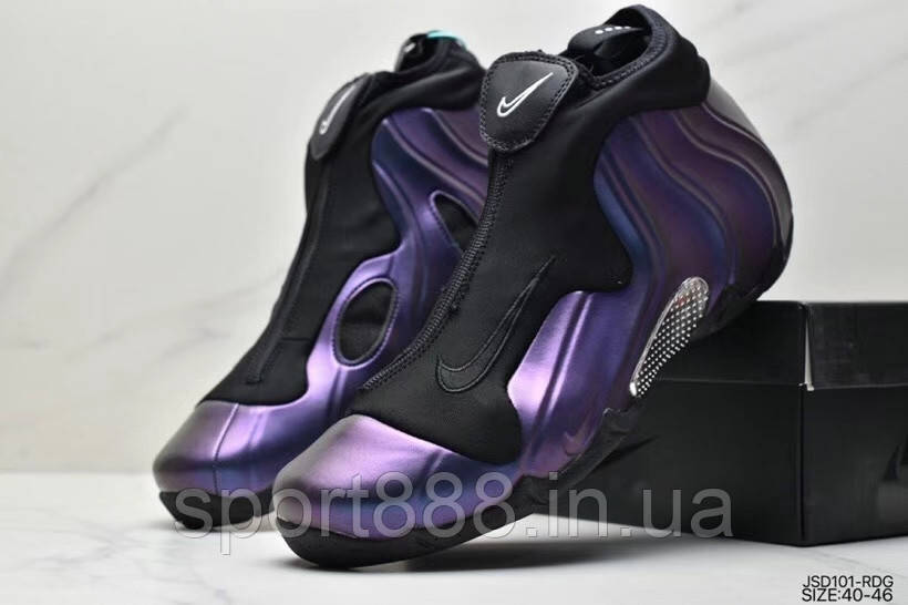Баскетбольні кросівки Nike Air Flightposite фіолетові, фото 1