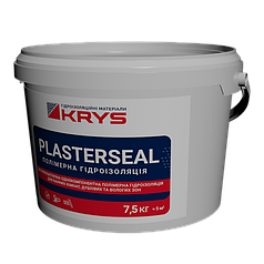 КРІС ПЛАСТЕРСІЛ / KRYS PLASTERSEAL - еластична акрилова гідроізоляція для санвузлів (уп. 7.5 кг)