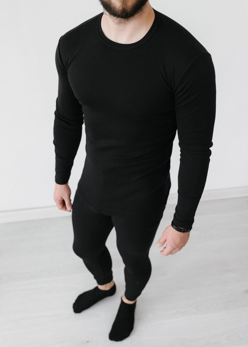 Чоловіча термобілизна зимова  комплектом тепла на мікрофлісі Туреччина. Живе фото (термо одяг, білизна термо)