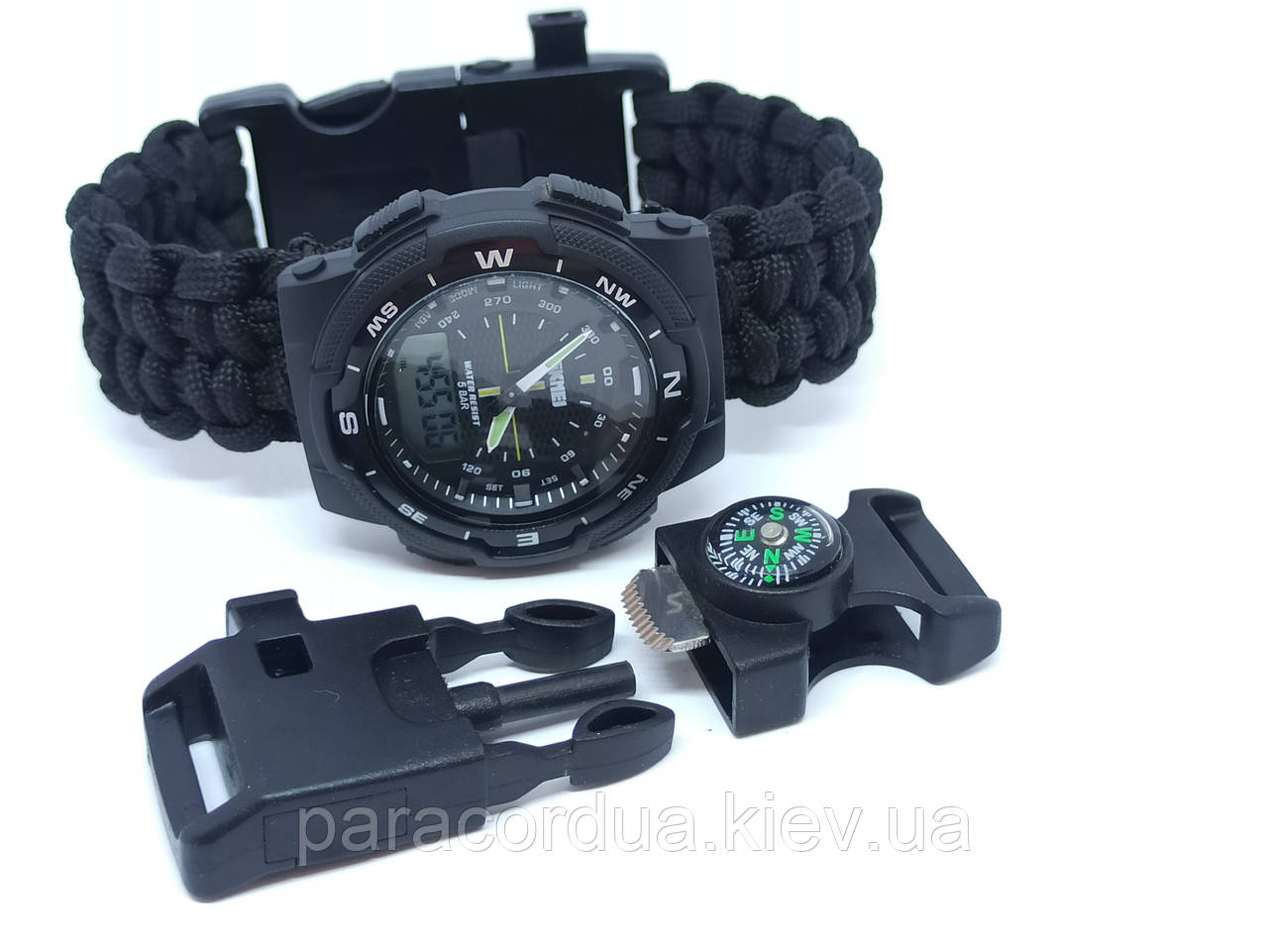 SKMEI Часи і браслет виживання 5 в 1