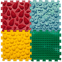 Масажний килимок Пазли Мікс 4 елемента