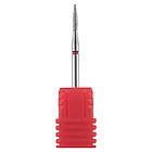 Насадка для фрезера алмазна (1,8 мм) Полум'я / Фреза для манікюру Червона, фото 3