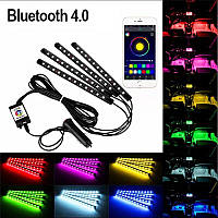 Подсветка в салон автомобиля Светомузыка днища Цветомузыка Bluetooth водонепроницаемая RGB Led HR-01678